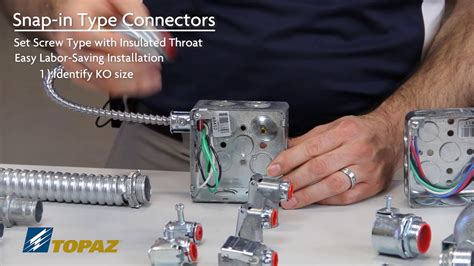 bx into metal box|how to use bx wire.